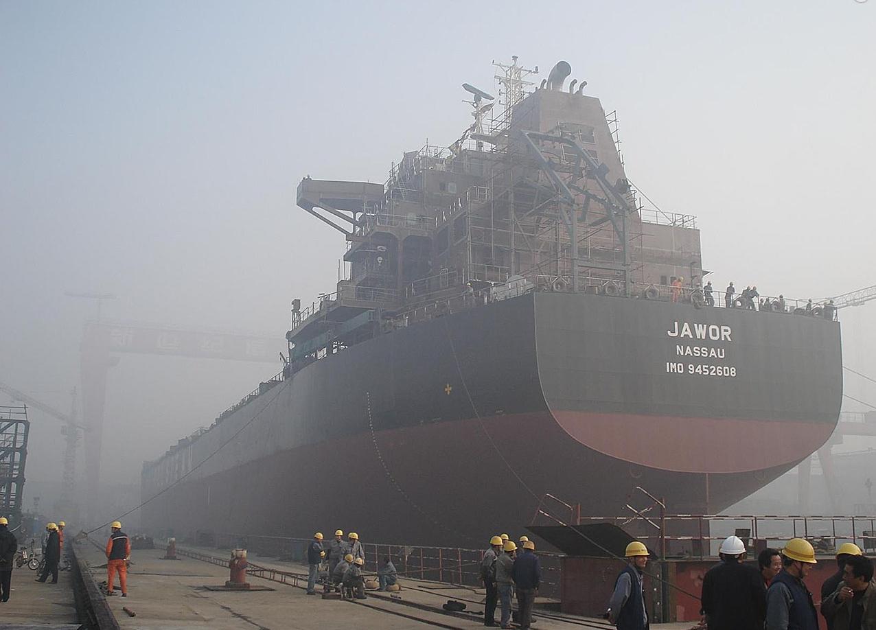Masowiec Jawor w stoczni w Chinach / fot. PŻM