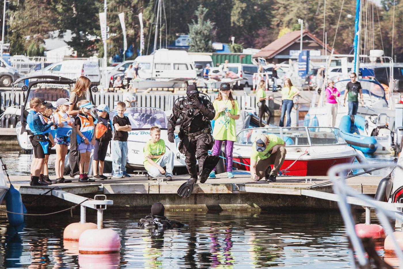 Nurkowie posprzątali marinę Gdynia. Udana akcja Fundacji Mare | Fot. Piotr Szafran Fundacja Mare | Gazeta Morska