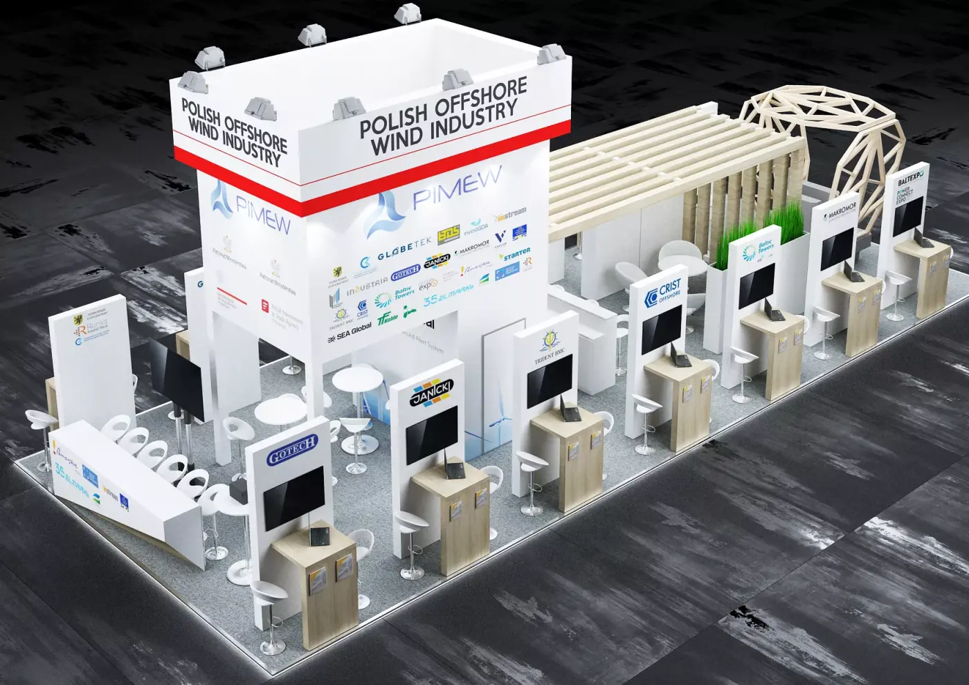 Pawilon Polskiego Przemysłu Energetyki Wiatorowej zdjęcie ilustracyjne fot. PIMEW