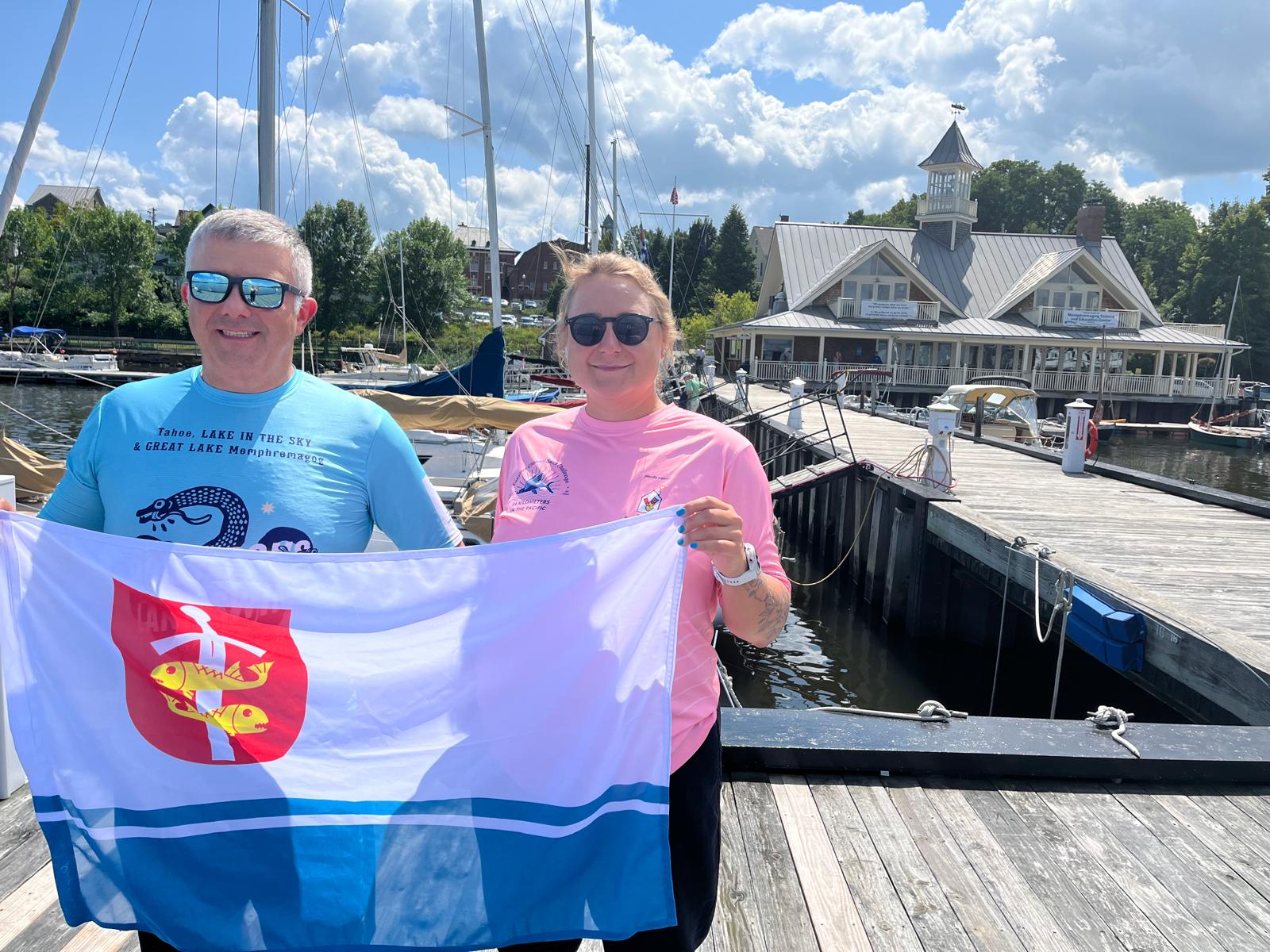 Piotr Biankowski oraz Aleksandra Kabelis / fot. mat. Piotra Biankowskiego | Gazeta Morska