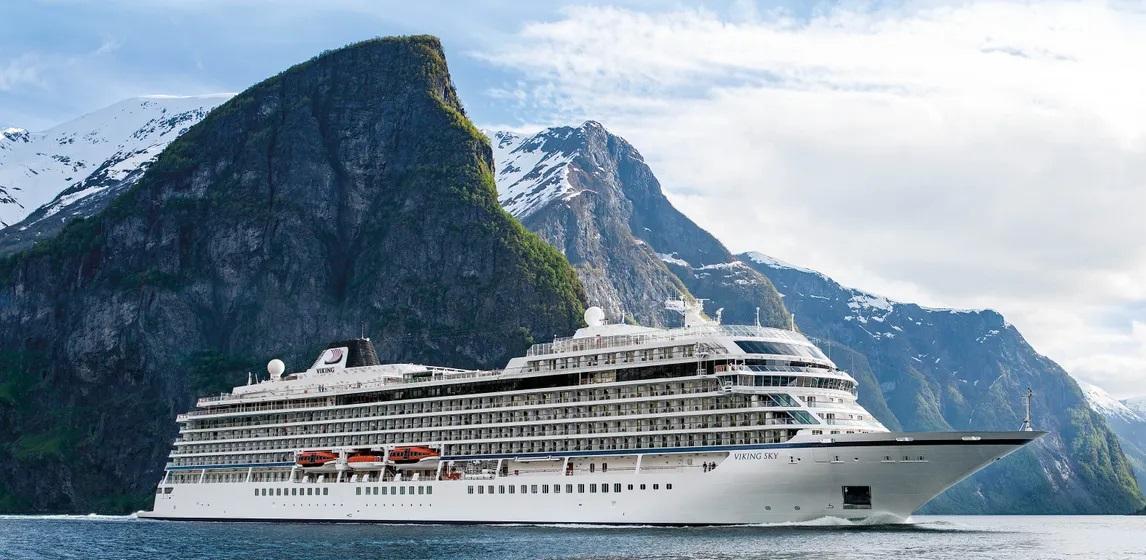 Viking Sky jeden ze statków wybudowanych przez Fincantieri fot. Viking Cruises