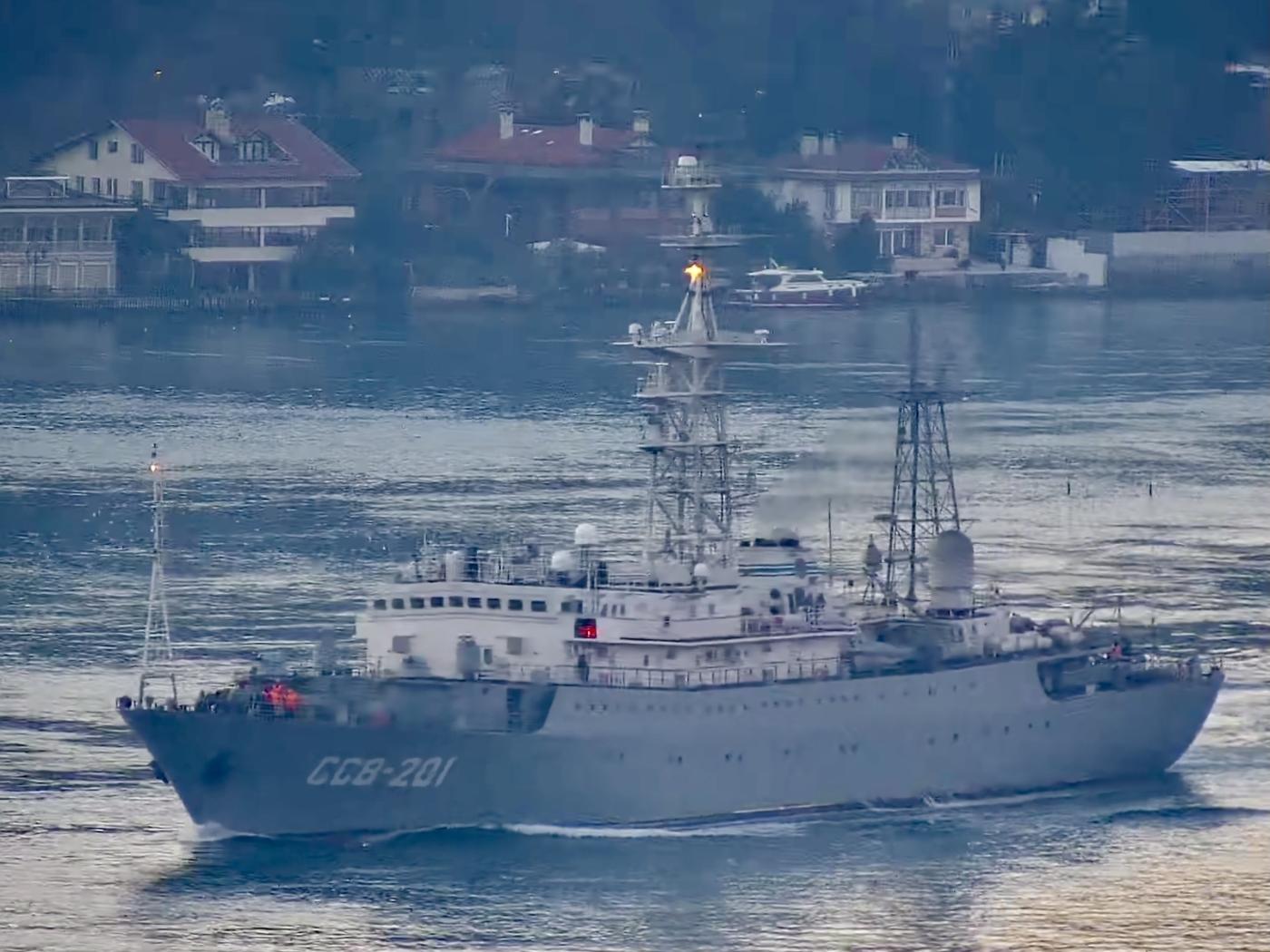 Rosyjski okręt pojawił się koło Półwyspu Helskiego / fot. Cavit Ege Tul? a